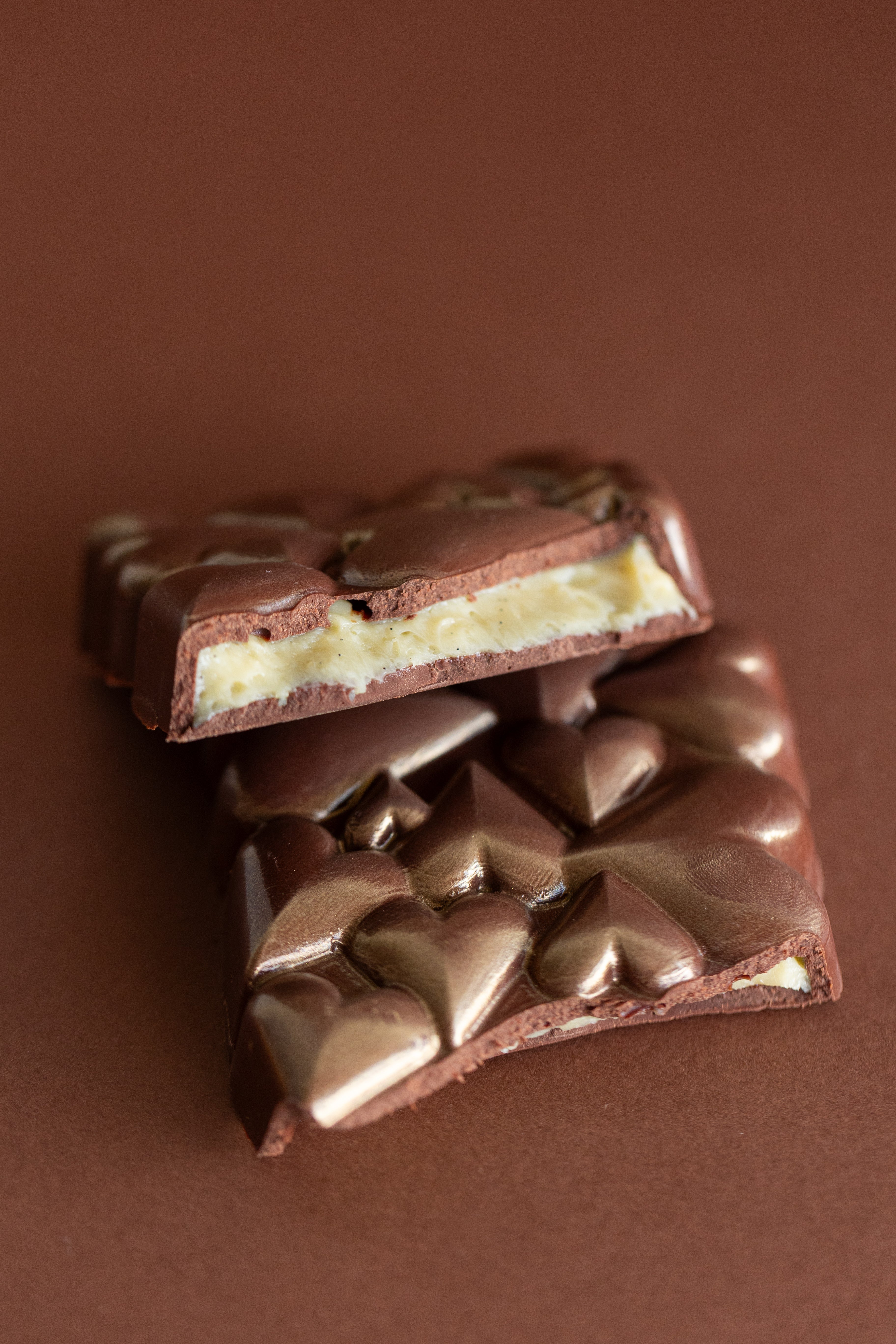 Barra Café com Leite — recheio praliné